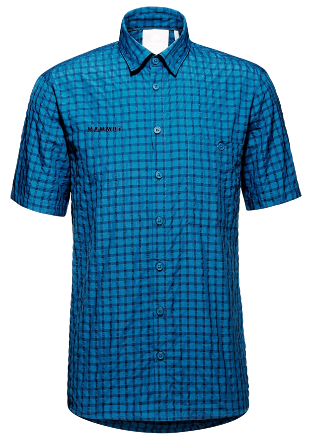 Mammut Lenni Shirt Herren Kurzarmhemd deep ice-marine