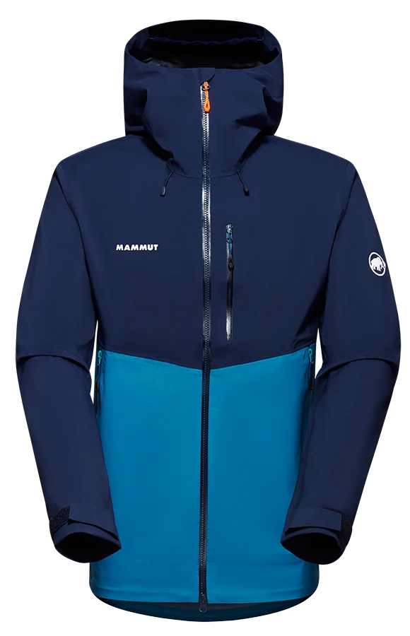 Mammut Alto Guide Hs Hooded Jacket Herren Hardshelljacke deep ice-marine