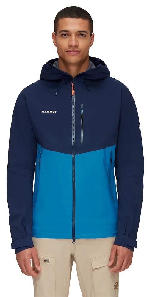 Mammut Alto Guide Hs Hooded Jacket Herren Hardshelljacke deep ice-marine