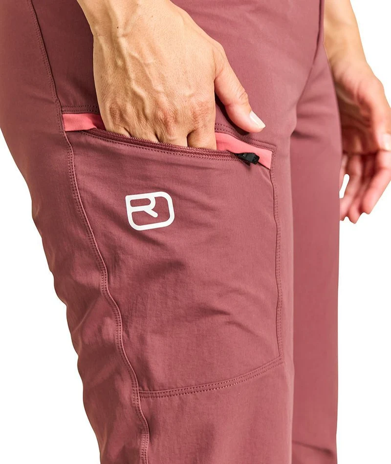 Ortovox Pelmo Pants Damen Berghose mountain rose
