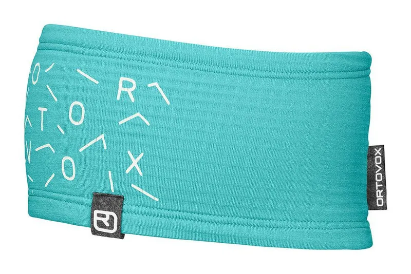 Ortovox Fleece Light Grid Stirnband ice waterfall