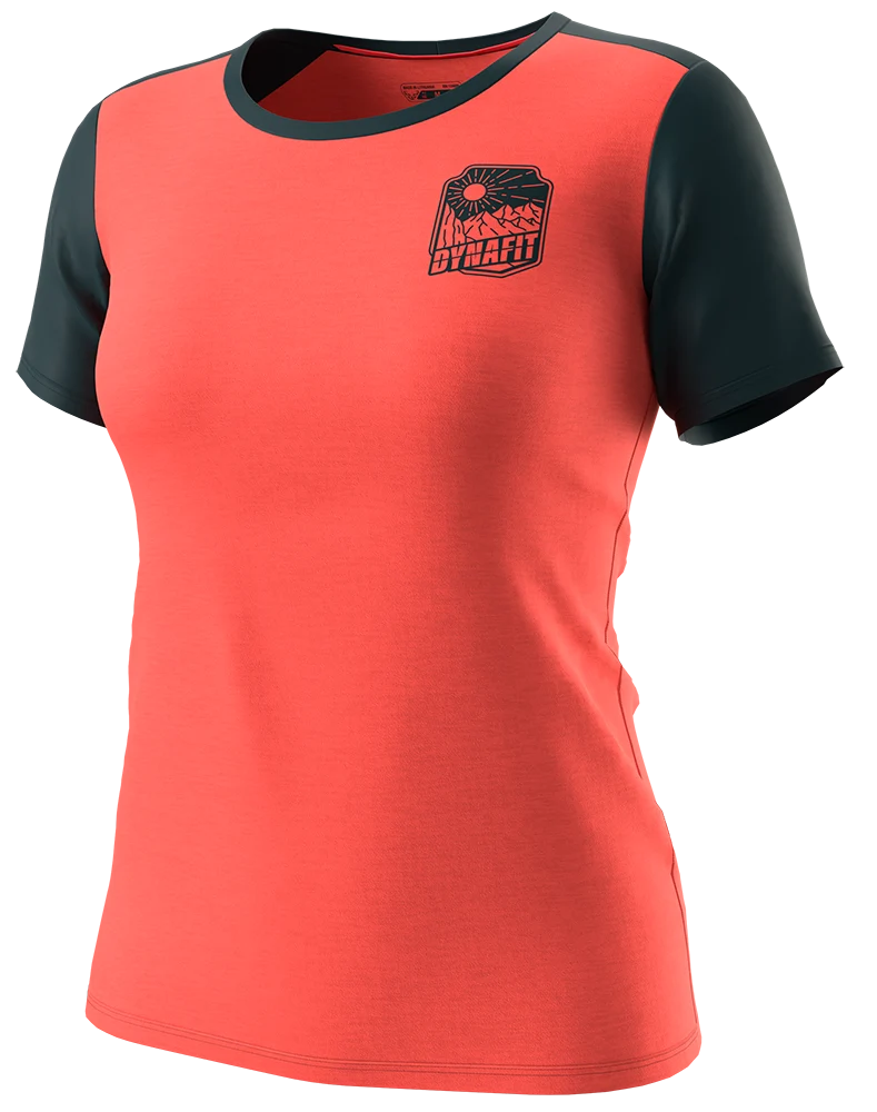 Dynafit Transalper Light Damen T-Shirt hot coral