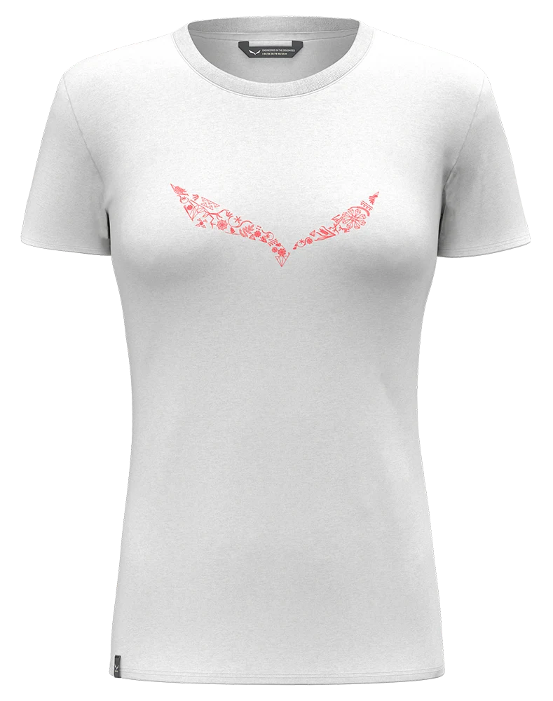Salewa Solid Dry Damen T-Shirt white