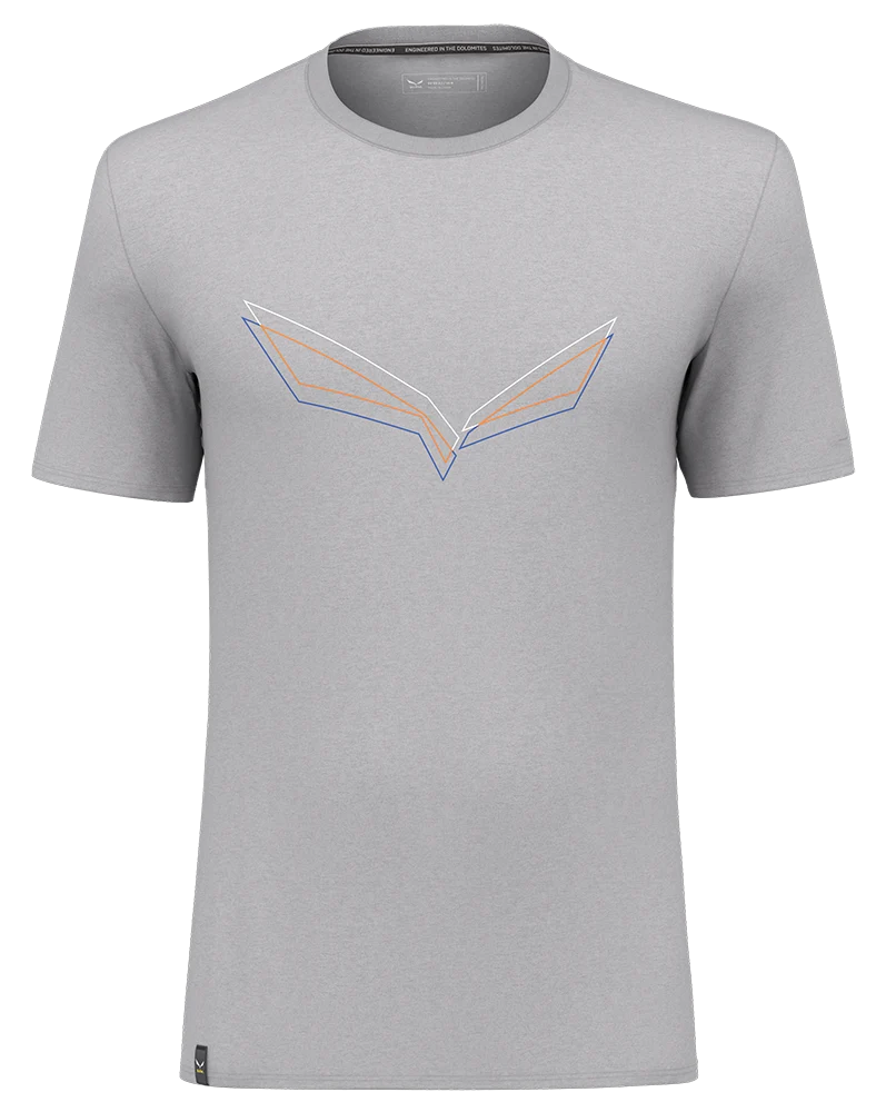 Salewa Pure Eagle Frame Dry Herren T-shirt heather grey