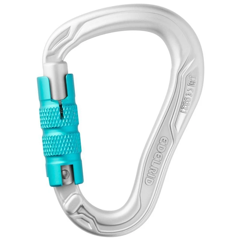 Edelrid HMS Bullet Triple Verschlusskarabiner silver