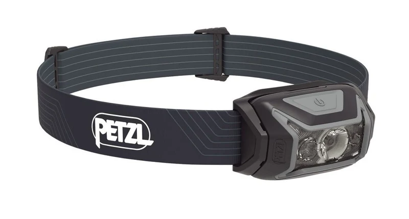 Petzl Actik 450 Lumen Stirnlampe grau