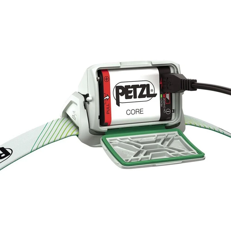 Petzl Actik Core 600 Lumen Stirnlampe grün