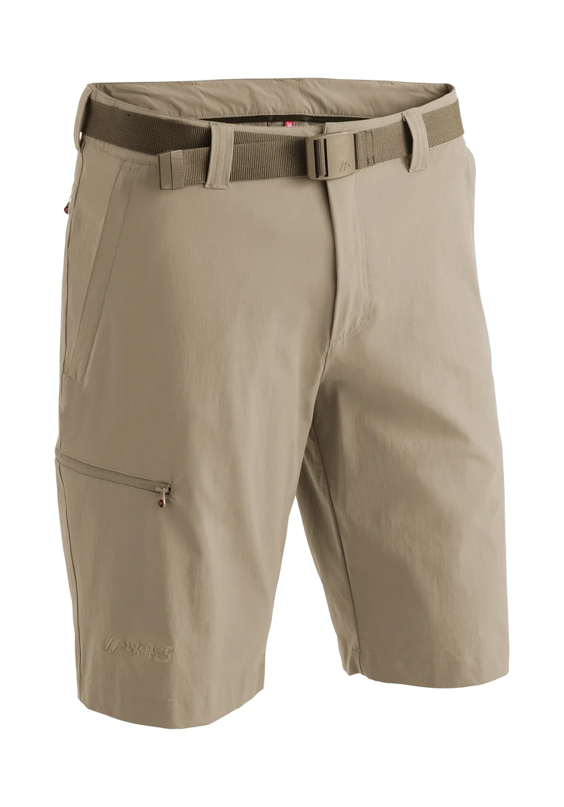 Maier Sports Herren Bermuda Huang – Wasserabweisende Wanderhose