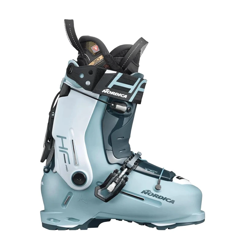 Nordica HF Pro 105 W GW Skischuhe Hellblau / Weiß