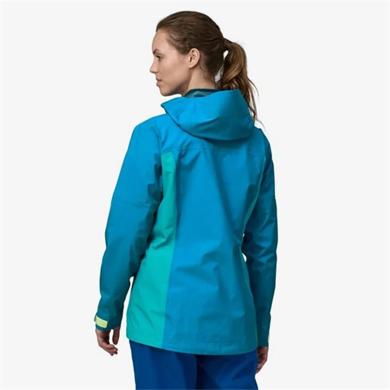 Patagonia Damen Boulder Fork Regenjacke Subtidal Blue