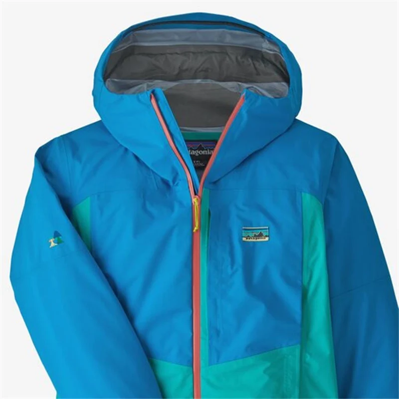 Patagonia Damen Boulder Fork Regenjacke Subtidal Blue
