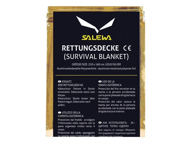 Salewa Rescue Blanket Rettungsdecke gold/silver