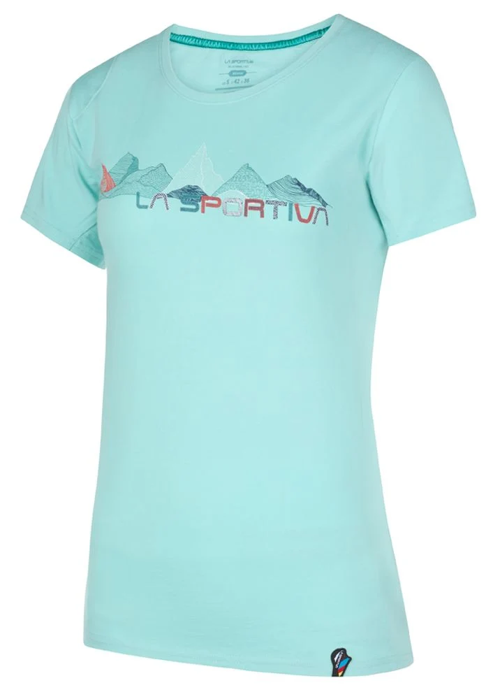 La Sportiva Peaks T-Shirt W Klettershirt Damen iceberg eisblau (O18636636)