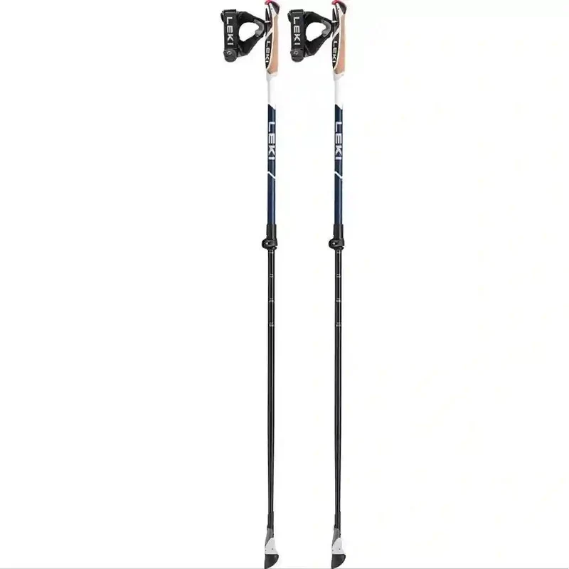 Leki Smart Supreme Nordic Walking Stock metallic darkblue white