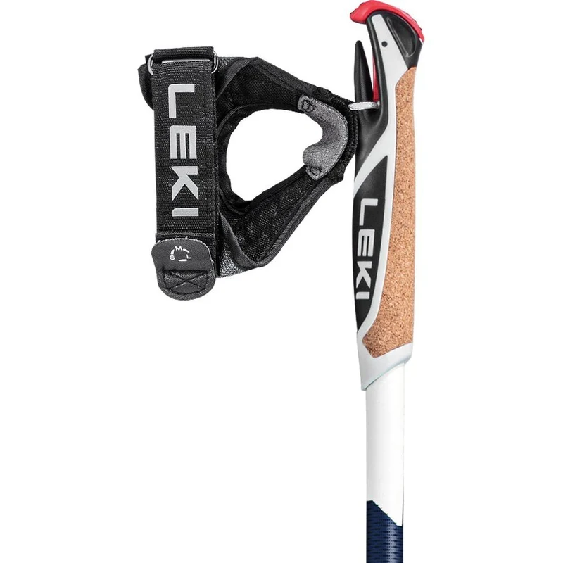 Leki Smart Supreme Nordic Walking Stock metallic darkblue white