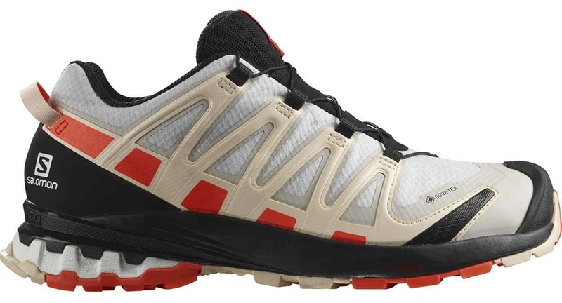 Salomon XA Pro 3D v8 GTX W Damen Trailrunningschuh lunar rock/cherry tomato/sun kiss