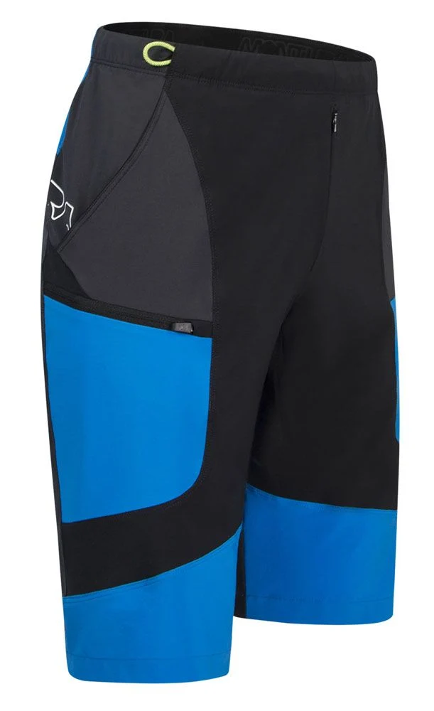 Montura Block Light Bermuda Herren Damen nero / celeste