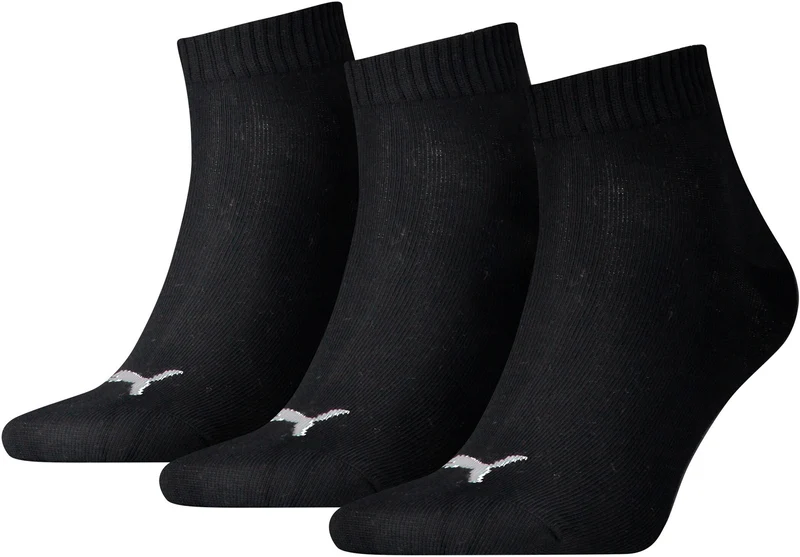 PUMA Plain Sneaker Trainer Socken 3er-Pack