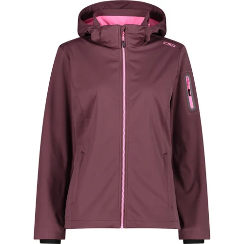 CMP WOMAN JACKET ZIP HOOD Leichte Softshelljacke