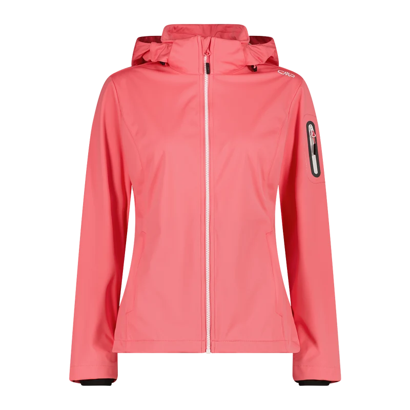 CMP WOMAN JACKET ZIP HOOD Leichte Softshelljacke