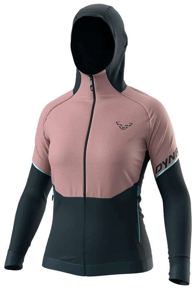Dynafit Alpine Hybrid Damen Trailrunning-Jacke mokarosa