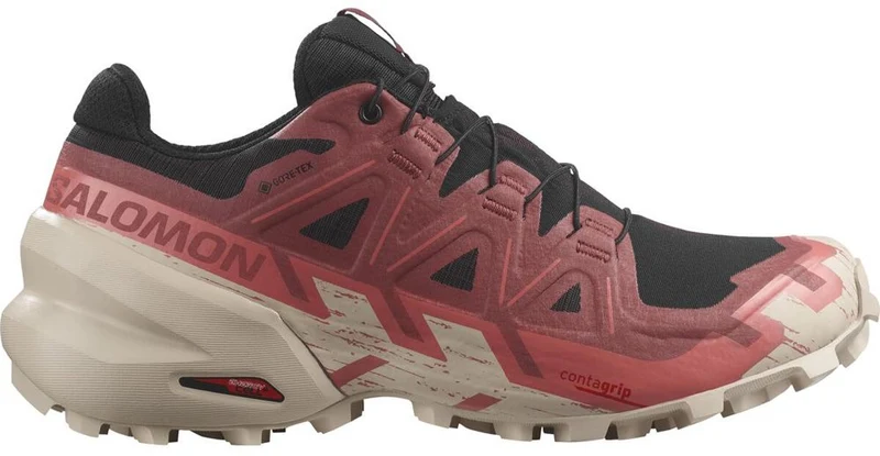 Salomon Speedcross 6 GTX W Damen Trailrunningschuh black/cow hide/faded rose