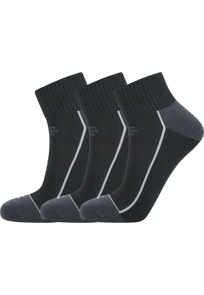 ENDURANCE Quarter Socks 3er-Pack – Atmungsaktive Sportsocken