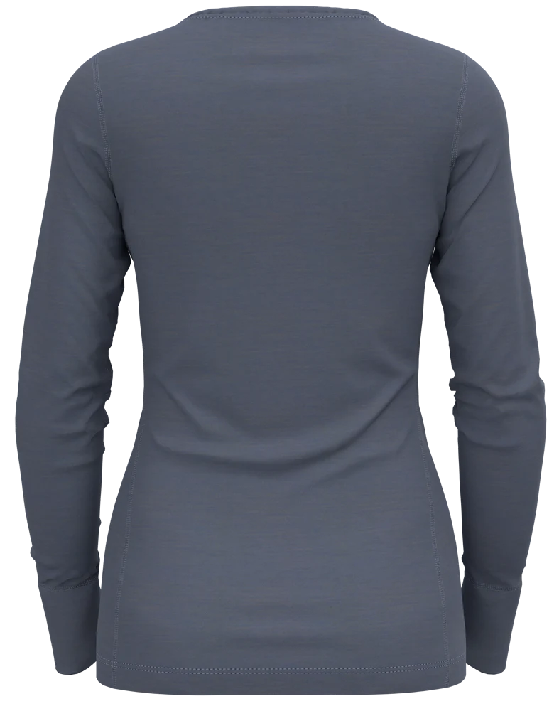 Odlo Natural Merino 200 Base Layer Damen Funktionsshirt folkstone gray