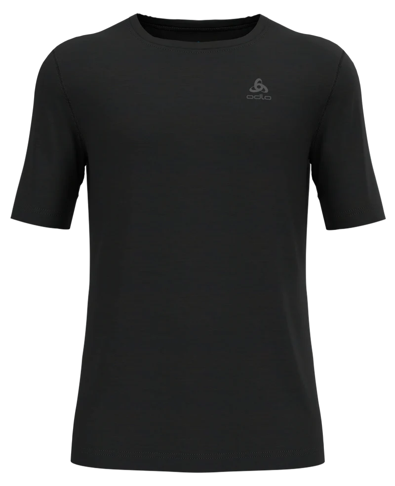 Odlo Natural Merino 200 Base Layer Top Herren Funktionsshirt kurzarm black