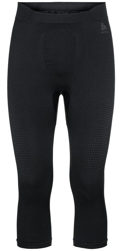 Odlo PERFORMANCE WARM ECO Herren ¾-Baselayer-Hose black - new odlo graphite grey