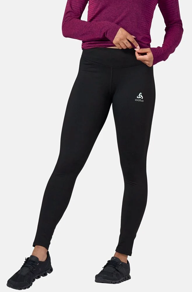 Odlo Essentials Warm Lauf- und Trainings-Tights Damen Leggings black
