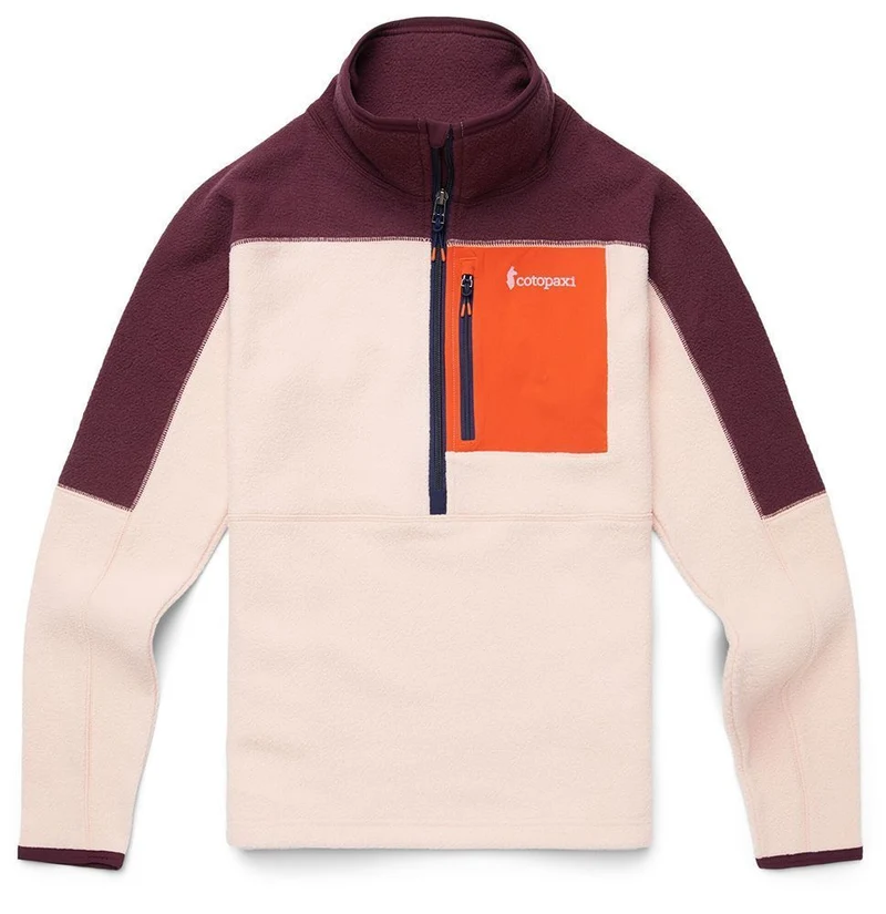 Cotopaxi Abrazo Half-Zip Damen Fleecepullover wine/rosewood