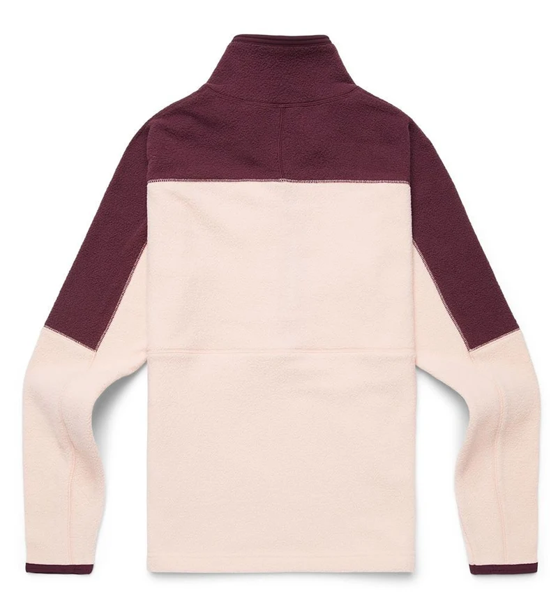 Cotopaxi Abrazo Half-Zip Damen Fleecepullover wine/rosewood