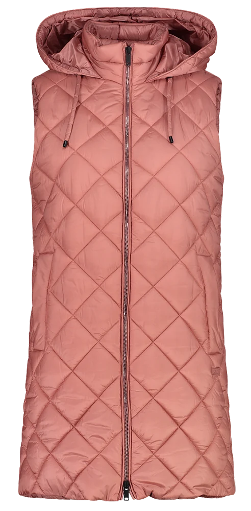 CMP Long Vest Fix Hood Damen Lang-Weste quarzo (33K3686)