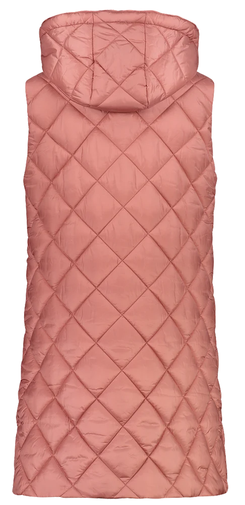 CMP Long Vest Fix Hood Damen Lang-Weste quarzo (33K3686)