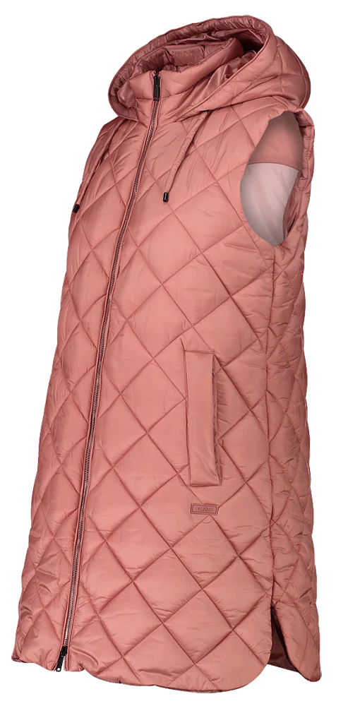 CMP Long Vest Fix Hood Damen Lang-Weste quarzo (33K3686)