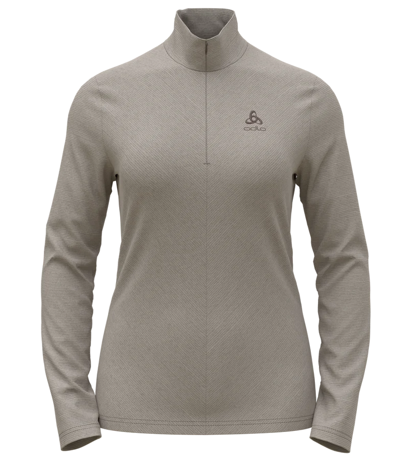 Odlo Roy Mid layer 1/2 Zip Damen Midlayer silver cloud - iron