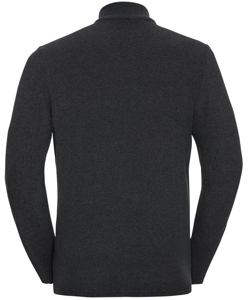 Odlo CORVIGLIA KINSHIP Funktionsshirt Herren shale grey - black stripes