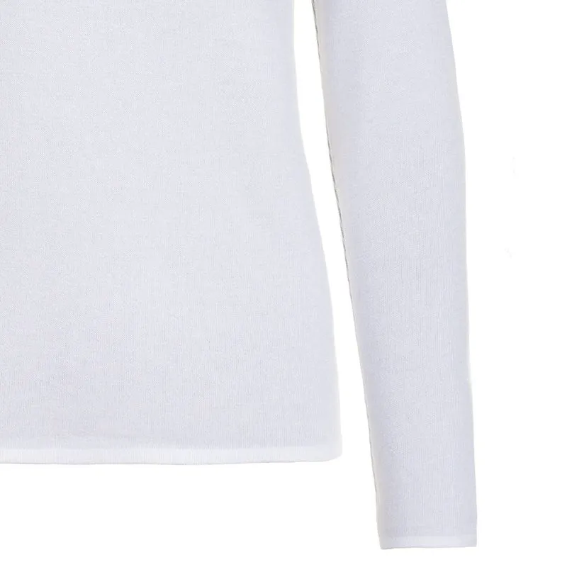 Almgwand Palmenalm Damen Rollkragenpullover weiss-grau