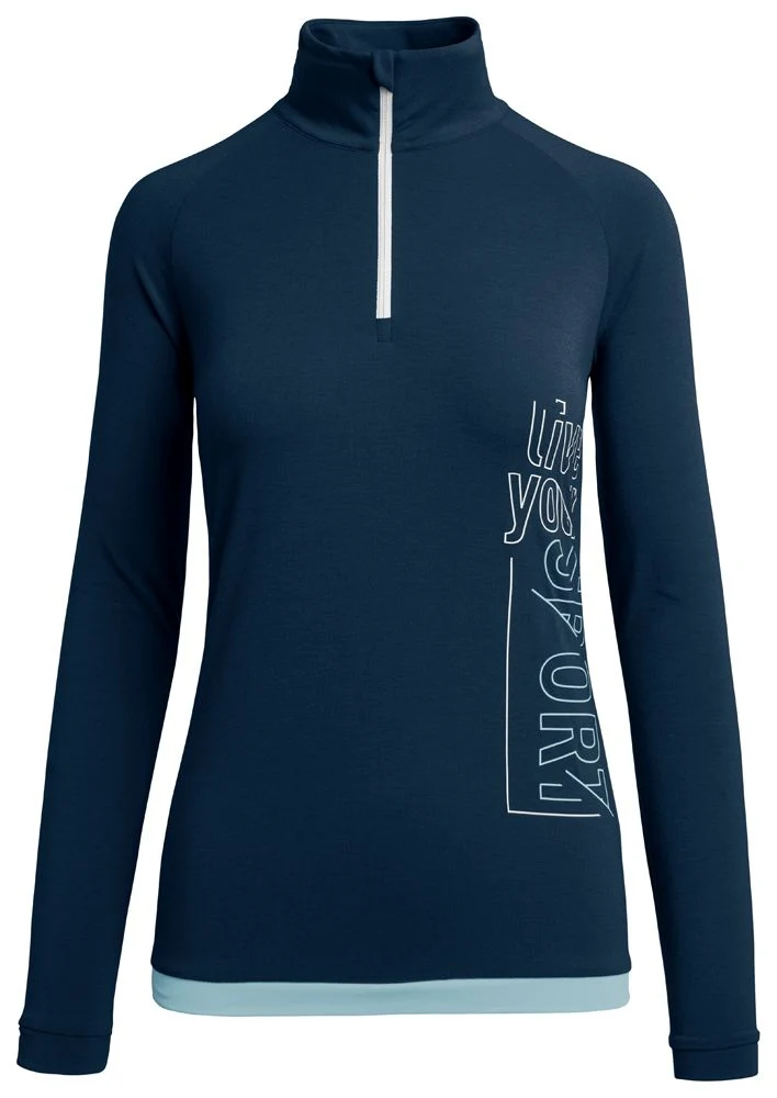 Martini Sportswear HEARTBEAT Damen Funktionsshirt true navi - ice