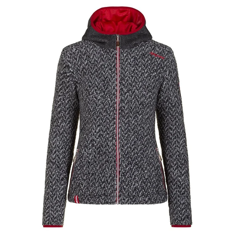Almgwand Madhspitze Damen Strick-Fleecejacke anthrazit-shadow