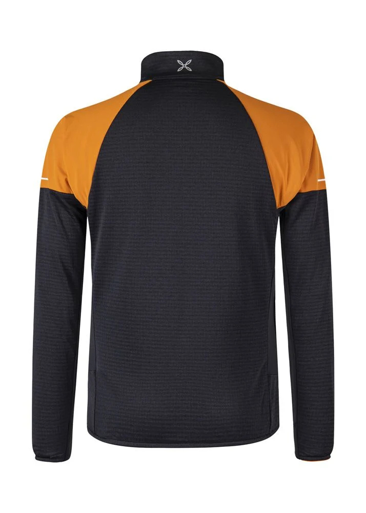 Montura Thermal Grid 2 Maglia Midlayer nero/mandarino