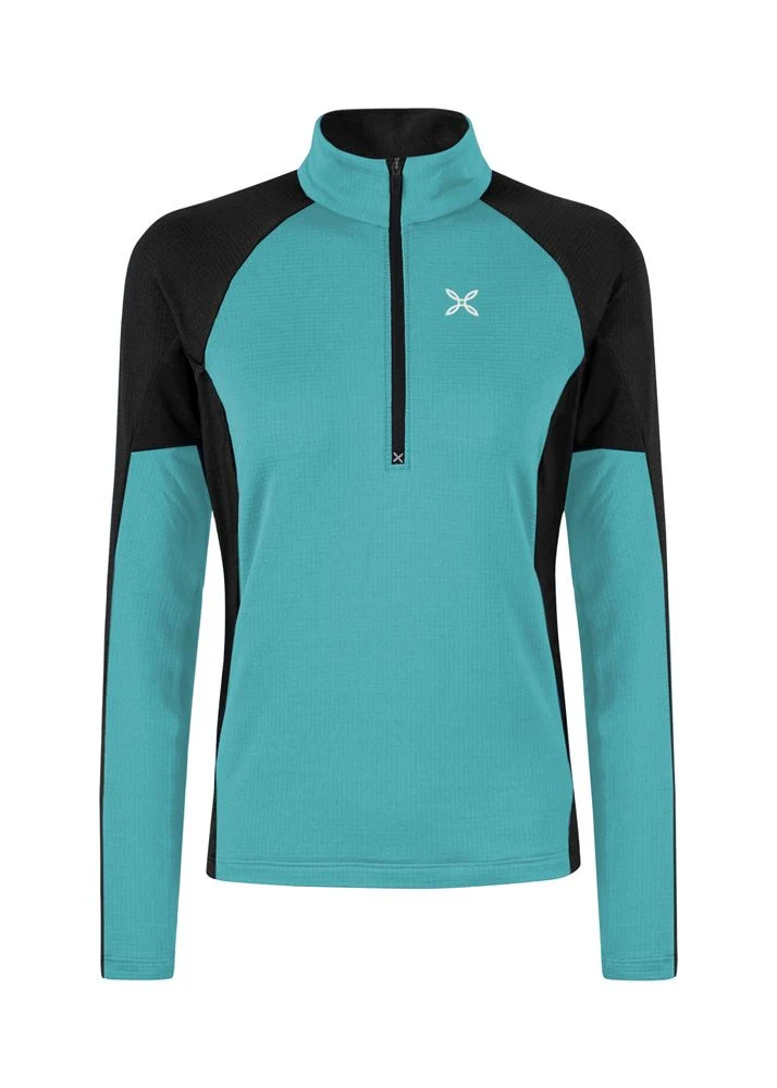 Montura Run Soft 2 Zip Maglia Damen Midlayer care blue