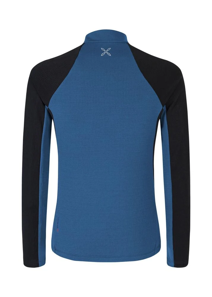 Montura Run Soft Zip Maglia Herren Midlayer deep blue/mandarino