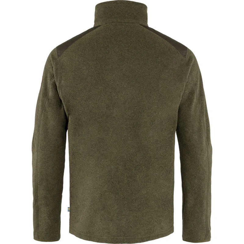 Fjällräven Sten Fleece Herren Fleecejacke dark olive