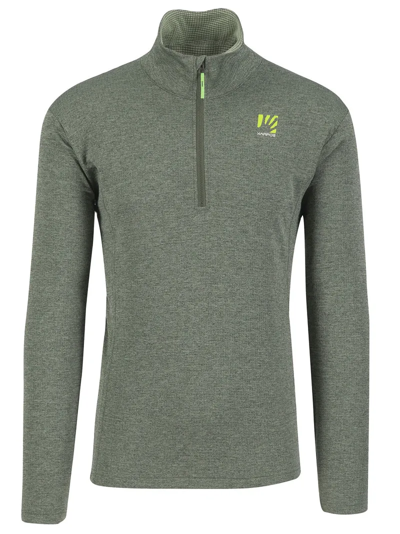 Karpos Pizzocco Half Zip Herren Fleece-Longsleeve thyme