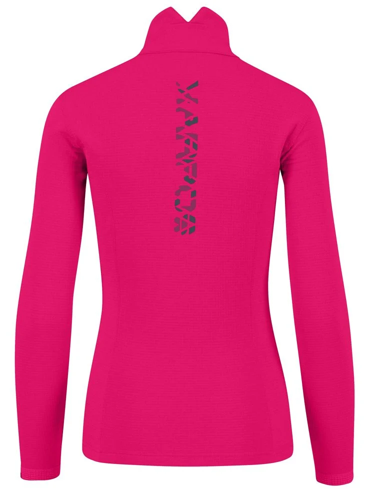 Karpos Pizzocco W Half Zip Damen Fleece-Longsleeve pink