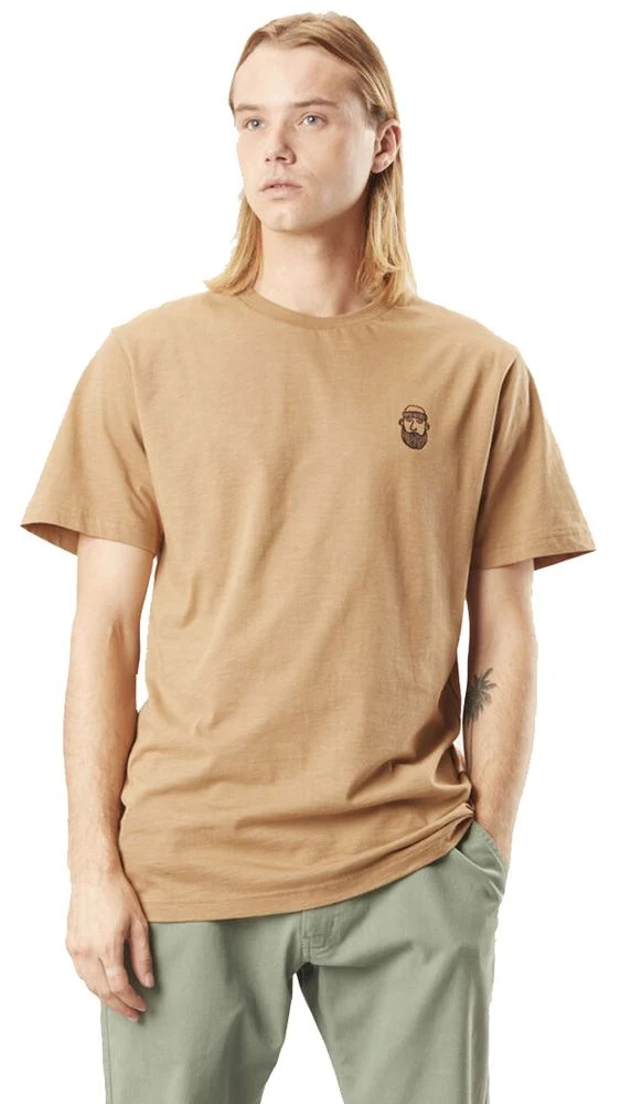 Picture Adak Tee Herren T-Shirt dark stone