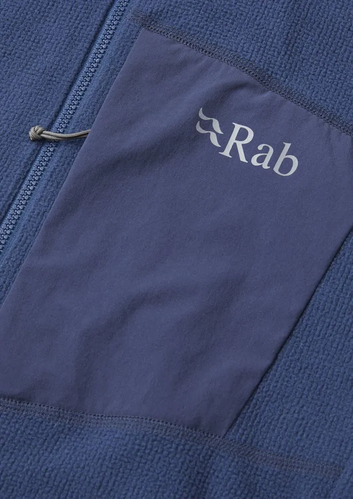 Rab Tecton Pull-on Damen Fleece Midlayer Herren deep ink