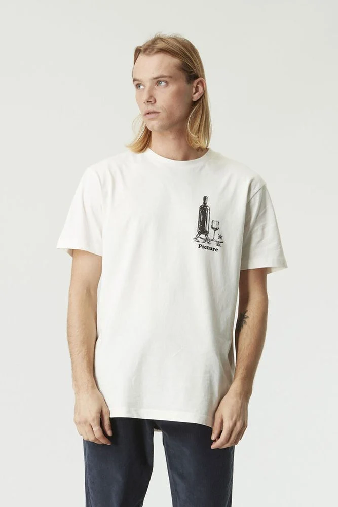 Picture D&S Winerider Tee Herren T-Shirt natural white